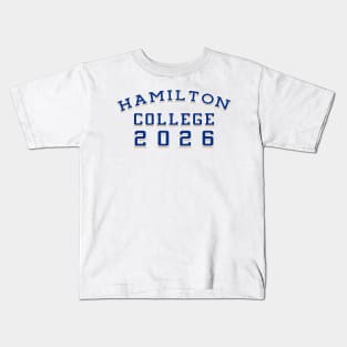 Hamilton College Class of 2026 Kids T-Shirt